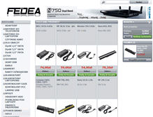 Tablet Screenshot of fedea.pl
